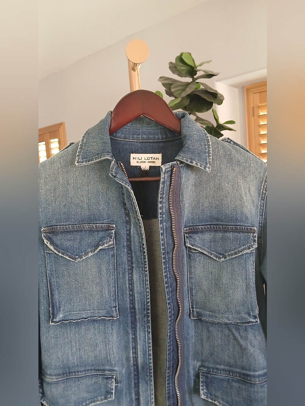 Nili Lotan Wren Jacket in Tribeca Wash. Size S - Picture 5 of 11